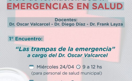 El municipio dictará un ciclo de formación sobre emergencias en salud